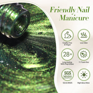 Green Cat Magnetic Gel Polish MY34 Wormhole 15ml Gel Nail Polish BORN PRETTY 