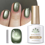 Green Cat Magnetic Gel Polish MY41 Dark Emerald 10ml Gel Nail Polish BORN PRETTY 