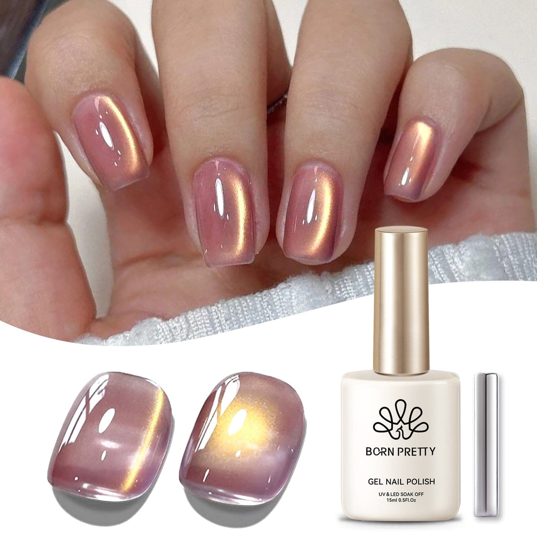 Pink Cat Magnetic Gel Polish MY45 Violet Haze 15ml Gel Nail Polish BORN PRETTY 