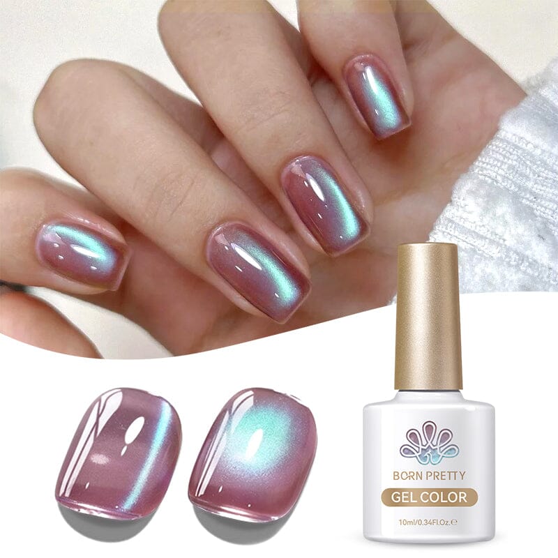 Pink Cat Magnetic Gel Polish MY46 Hyacinth 10ml Gel Nail Polish BORN PRETTY 