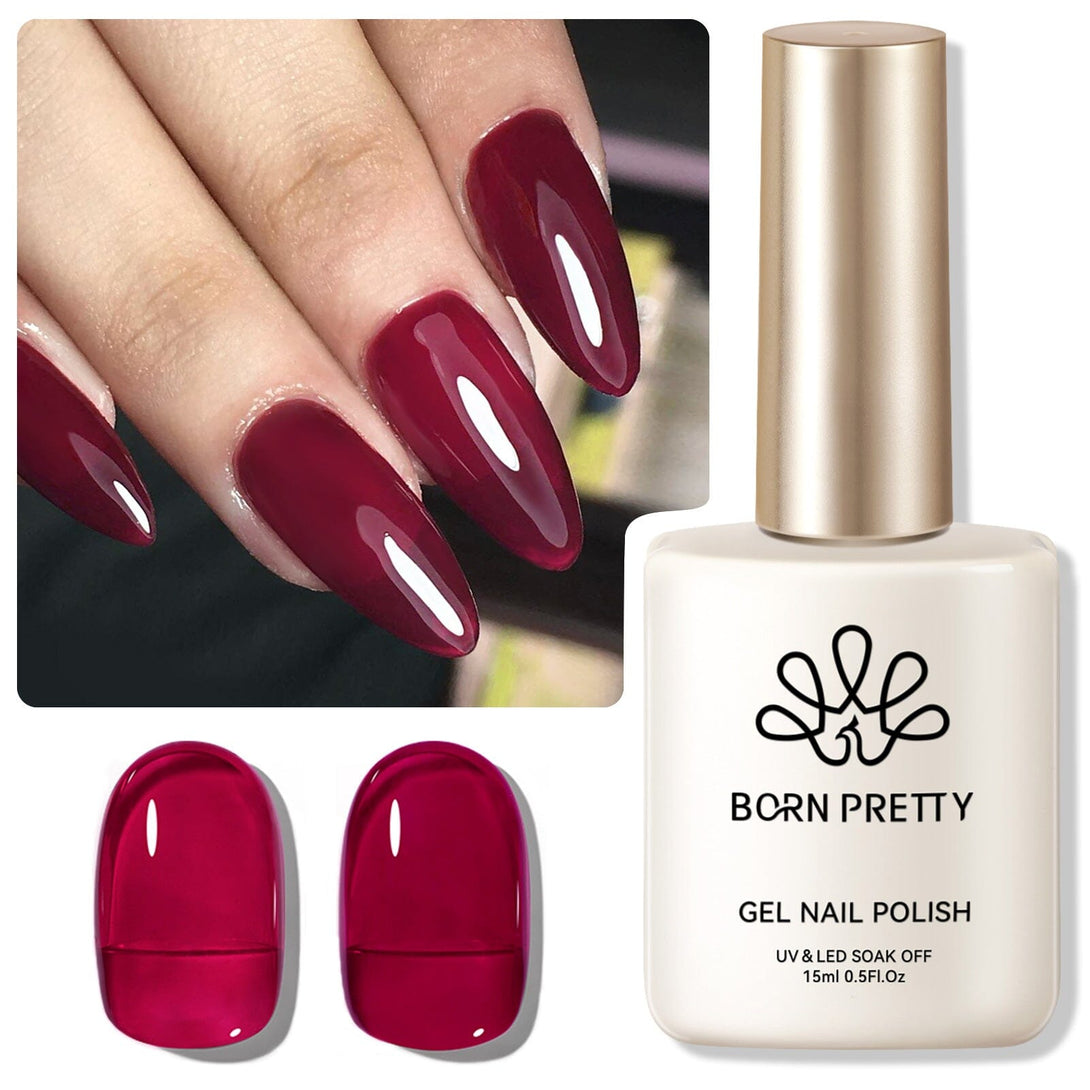 Hema-Free Gel Polish 15ml Gel Nail Polish BORN PRETTY Ice Jelly 09 