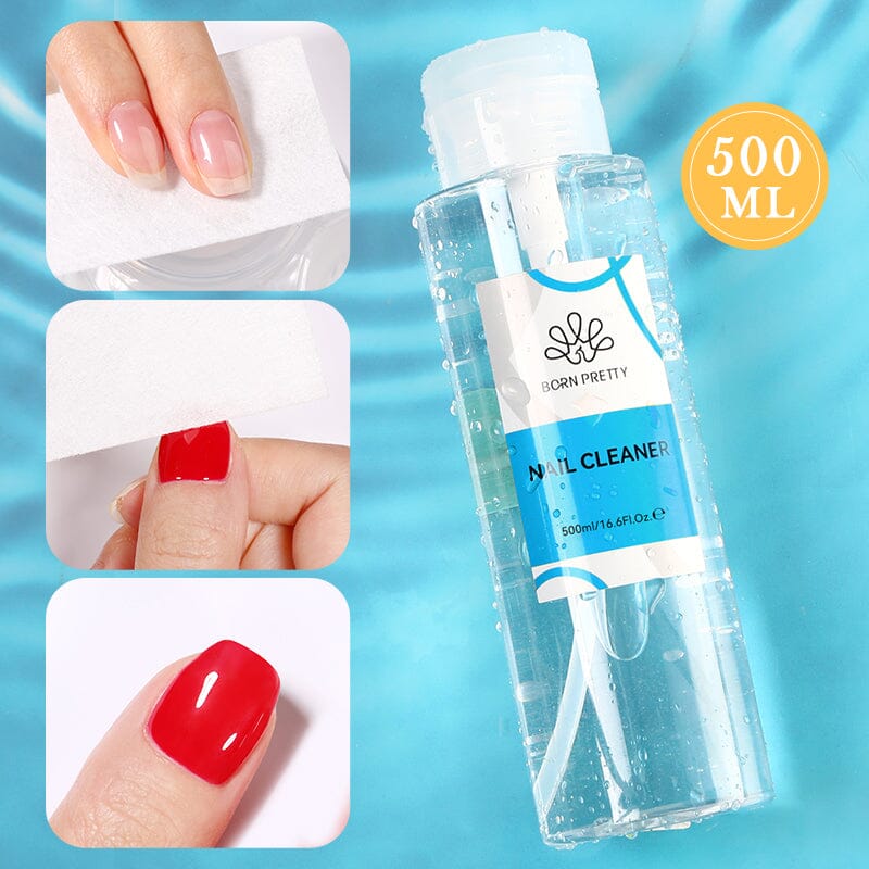 500ml Nail Cleaner Gel Remover Brush Cleaner Gel Nail Polish BORN PRETTY 