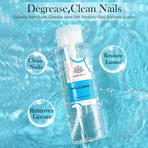500ml Nail Cleaner Gel Remover Brush Cleaner Gel Nail Polish BORN PRETTY 