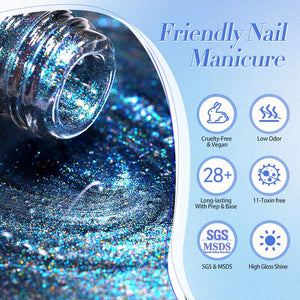 Black Base Collection Cat Magnetic Gel Polish 10ml Gel Nail Polish BORN PRETTY 