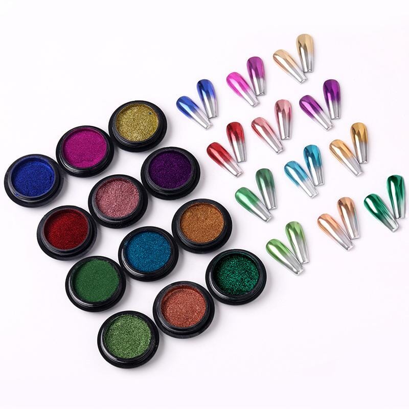 Metallic Mirror Effect Chrome Nail Powder Nail Powder BORN PRETTY 