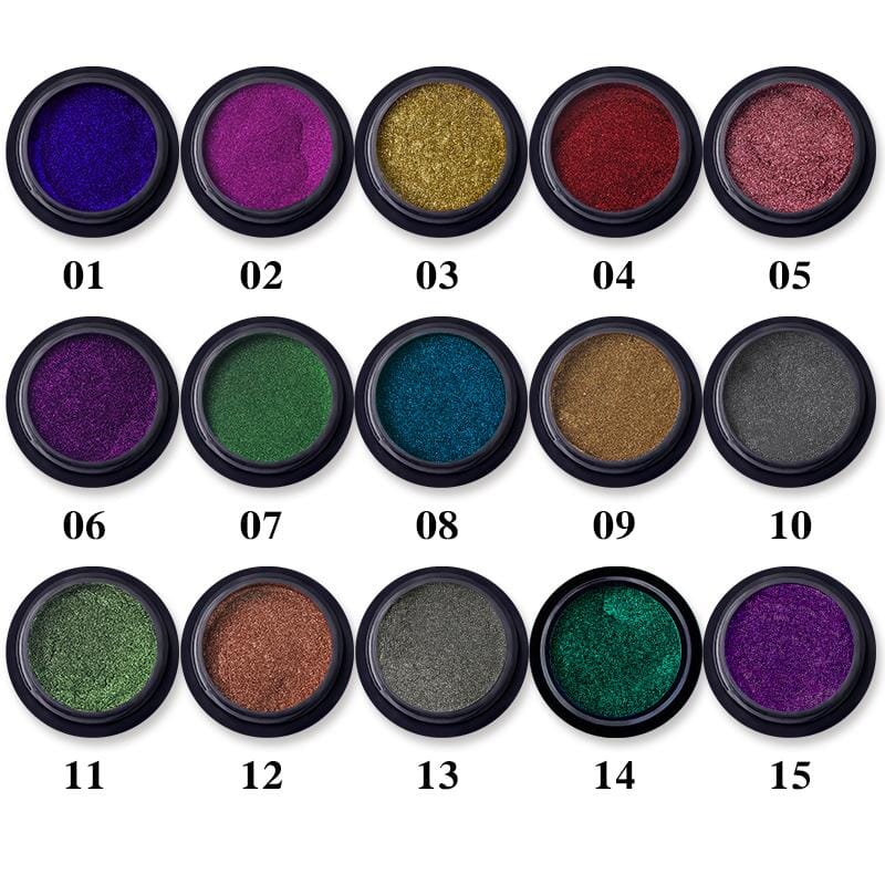 Metallic Mirror Effect Chrome Nail Powder Nail Powder BORN PRETTY 