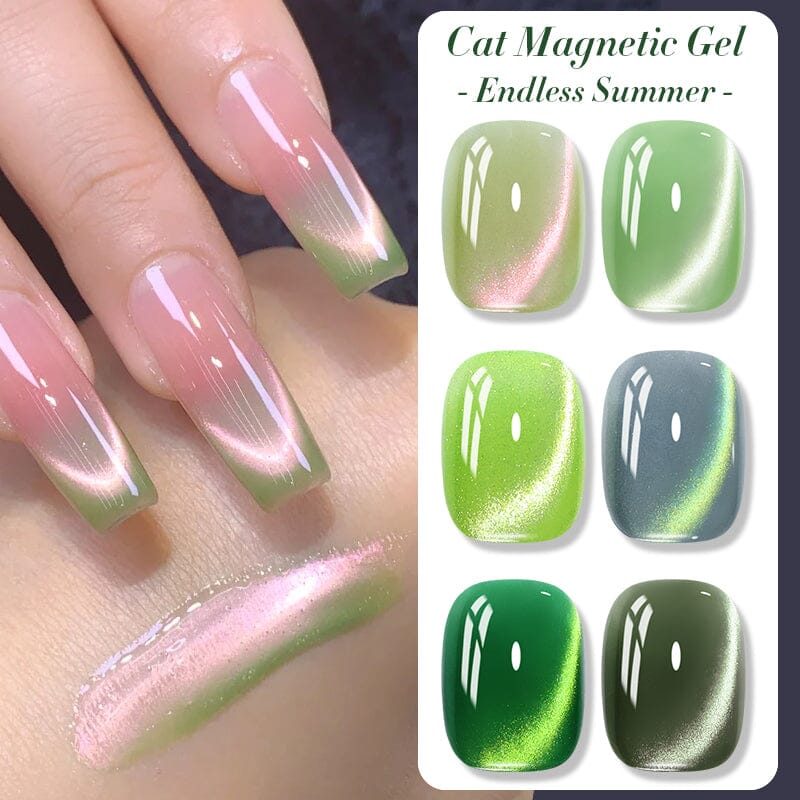 Cat Magnetic Gel Polish - Green 10ml Gel Nail Polish BORN PRETTY 