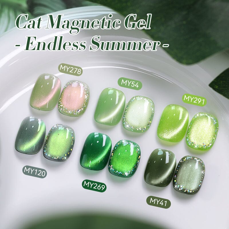 Cat Magnetic Gel Polish - Green 10ml Gel Nail Polish BORN PRETTY 
