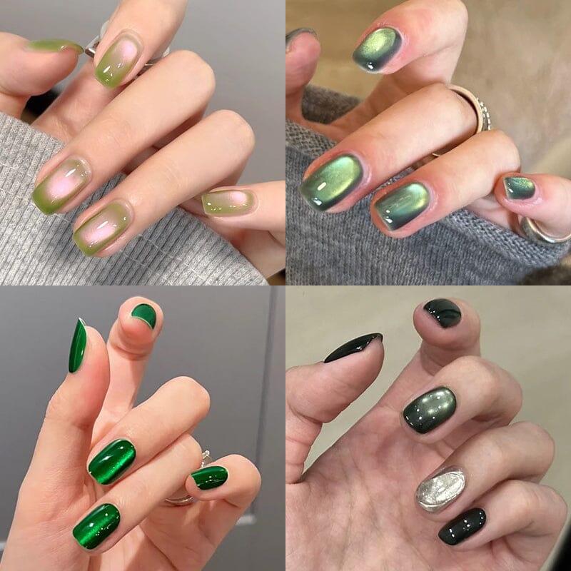 Cat Magnetic Gel Polish - Green 10ml Gel Nail Polish BORN PRETTY 