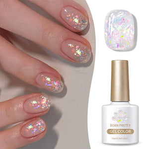 Multicolor Sequins Glitter Gel Polish SG01 Rippling Dream 10ml Gel Nail Polish BORN PRETTY 