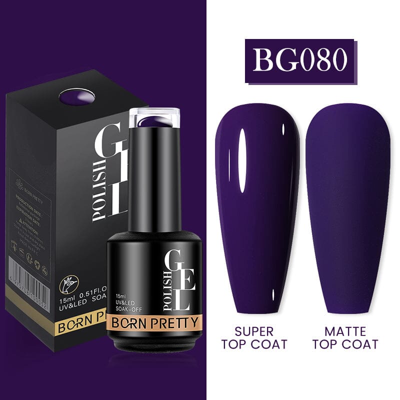 Pure Glitter Gel Polish 15ml Gel Nail Polish BORN PRETTY BG080 