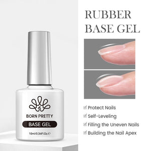 Function Gel 10ml (Base Top Coat Reinforcement Gel Dehydrator Primer) Gel Nail Polish BORN PRETTY Rubber Base Gel 
