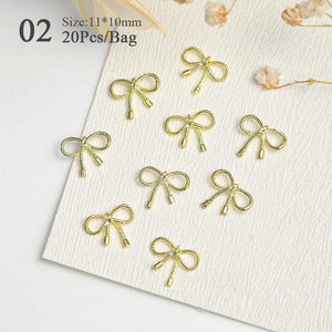 20pcs Metal Bowknot 3D Nail Decoration Nail Decoration BORN PRETTY 02 