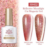 Reflective Moonlight Cat Magnetic Gel 10ml Gel Nail Polish BORN PRETTY RM02 