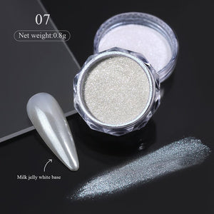 Gradient Auroras Colorful Pearl Powder Nail Pigment Nail Powder No Brand 07 