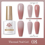 Thermal Nail Gel Temperature Color Changing Gel Polish 10ml Gel Nail Polish BORN PRETTY 08 