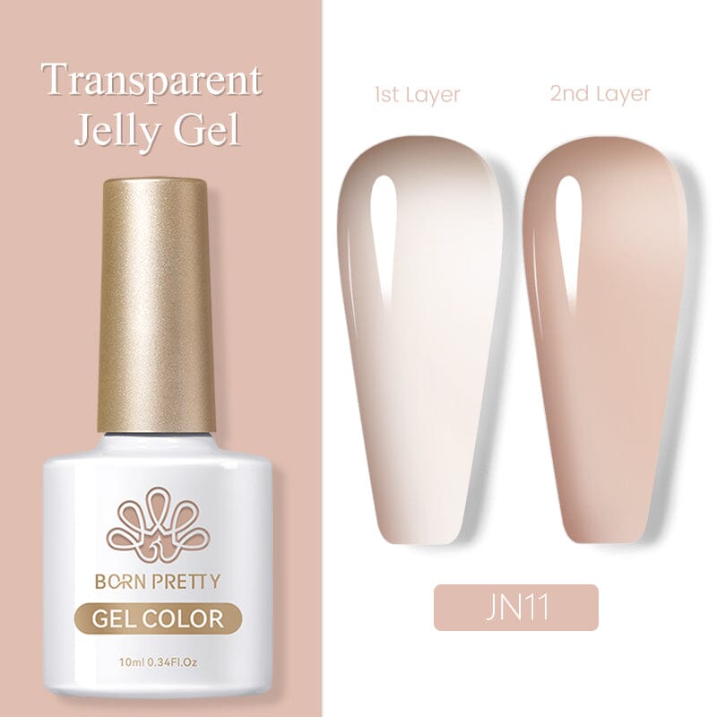 Nude Jelly Nude Gel JN11 10ml Gel Nail Polish BORN PRETTY 