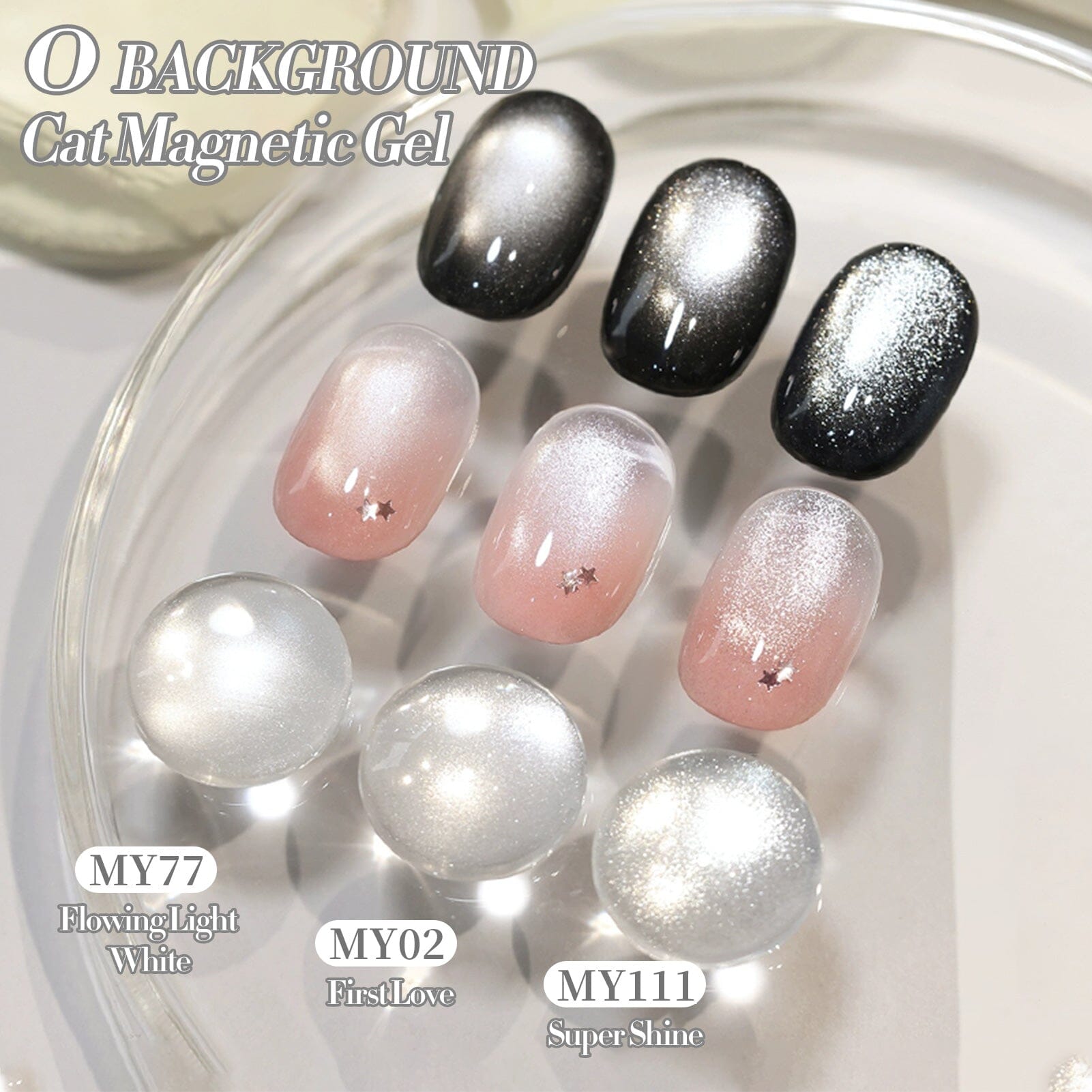 0 Background Cat Magnetic Gel 15ml Gel Nail Polish BORN PRETTY 3 Colors 