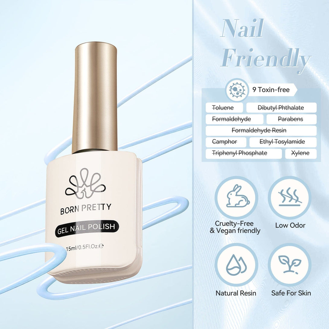 Hema-Free Color Gel Polish #10 15ml Gel Nail Polish BORN PRETTY 