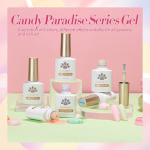 6 Colors Gel Polish Set Candy Paradise 7ml Gel Nail Polish BORN PRETTY 