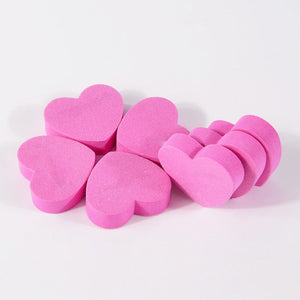 Heart Shape Sponge Nail Files Washable Tools & Accessories BORN PRETTY 