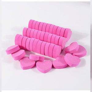Heart Shape Sponge Nail Files Washable Tools & Accessories BORN PRETTY 