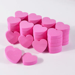 Heart Shape Sponge Nail Files Washable Tools & Accessories BORN PRETTY 