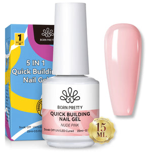 3pcs Set Nude Pink Quick Building Nail Gel Kit Gel Nail Polish BORN PRETTY 