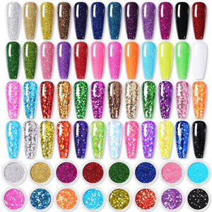 48 Colors Nail Glitter Sequins Set Kits & Bundles BORN PRETTY 