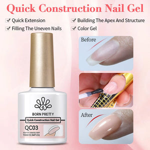 Quick Construction Nail Gel 10ml Gel Nail Polish BORN PRETTY 