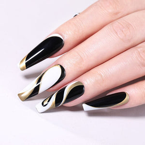 2 in 1 Painting Gel 5ml Black Gel Nail Polish BORN PRETTY 