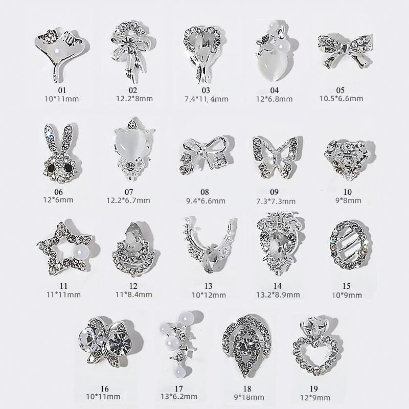 Butterfly Rhinestone Nail Decoration Nail Decoration BORN PRETTY 