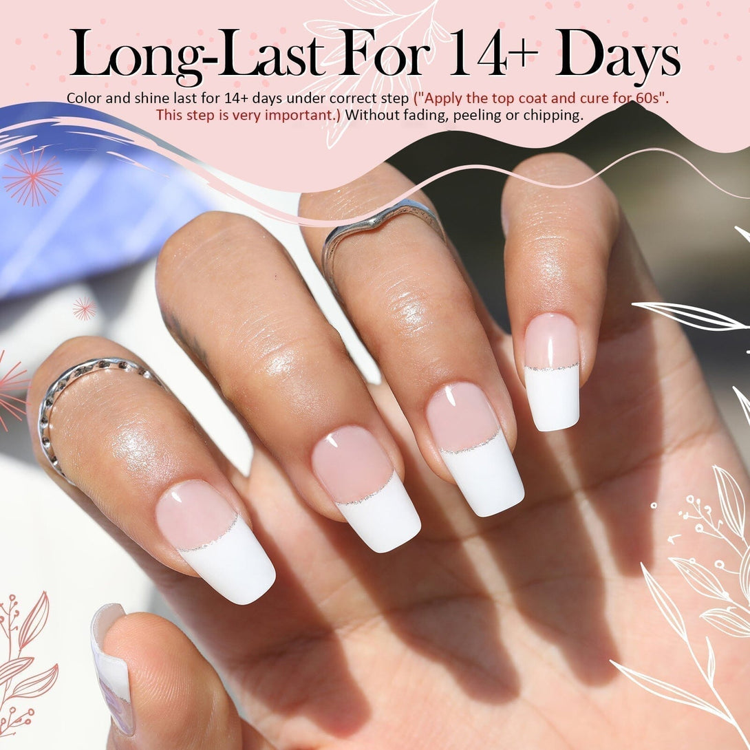 14pcs Semi Cured Gel Nail Strips ZX-3746 Nail Sticker BORN PRETTY 