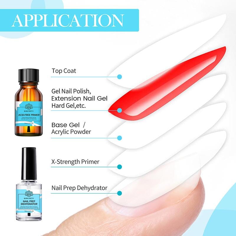 Nail Primer 15ml Base & Top Coat BORN PRETTY 