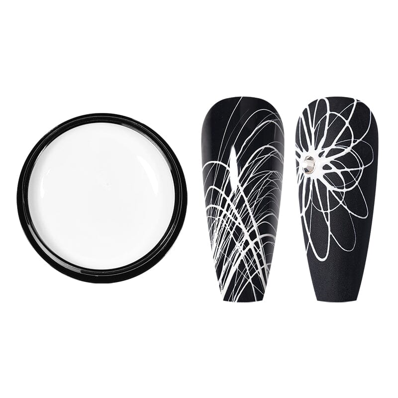 White Spider Drawing Nail Gel 5ml SG01 BORN PRETTY 