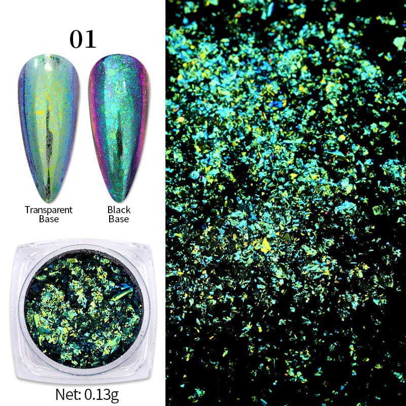Chameleon Glitter Nail Powder Nail Powder BORN PRETTY 01 