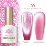 Sea Blue Cat Magnetic Gel 10ml Gel Nail Polish BORN PRETTY 09 