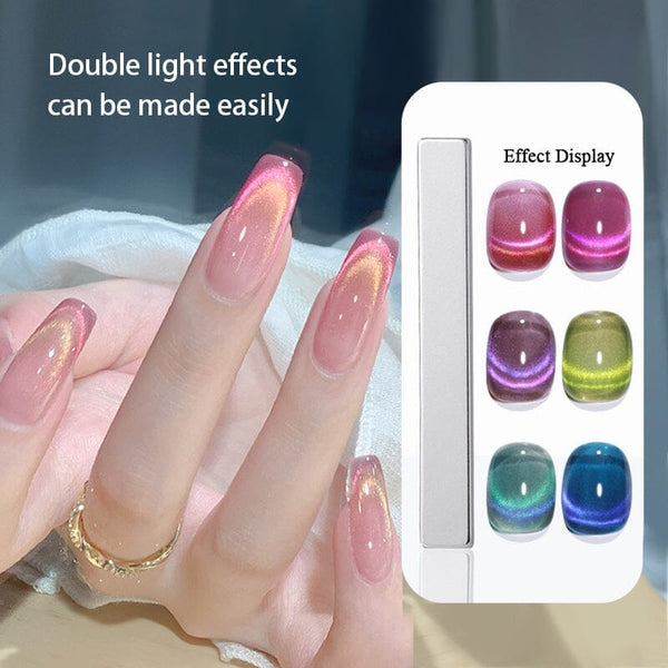 Rainbow Glass Cat Magnetic Gel 10ml Gel Nail Polish BORN PRETTY 