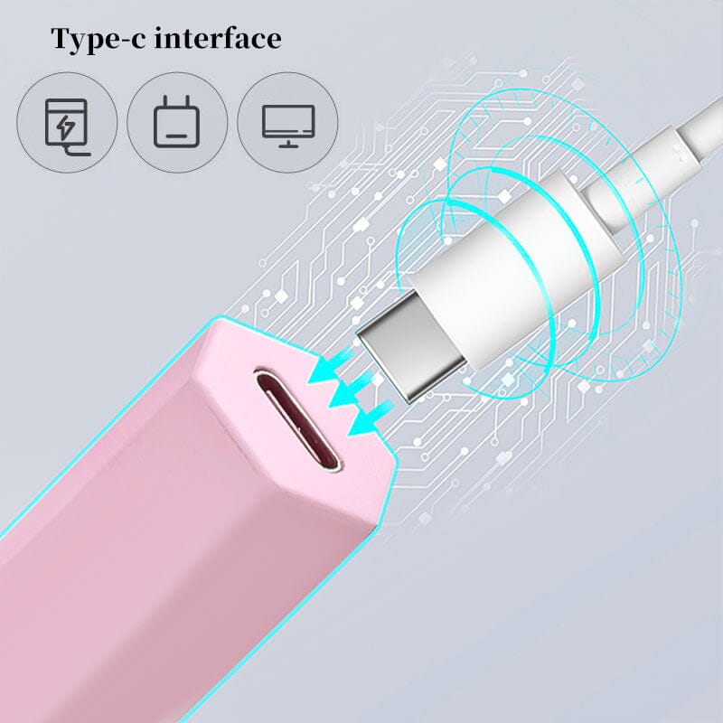 White Octagon Handheld Nail Lamp 3W Tools & Accessories No Brand 