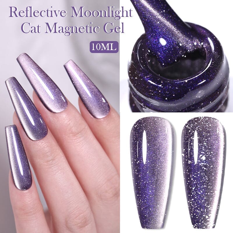 Reflective Moonlight Cat Magnetic Gel 10ml Gel Nail Polish BORN PRETTY 