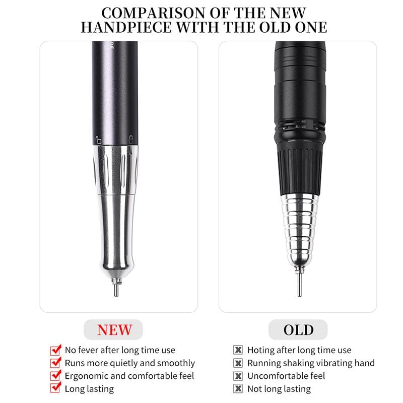 35000RPM Nail Drill Machine Rechargeable Nail Tools BORN PRETTY 