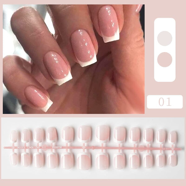 24Pcs French Press On Nail Tips Tools & Accessories BORN PRETTY 01 