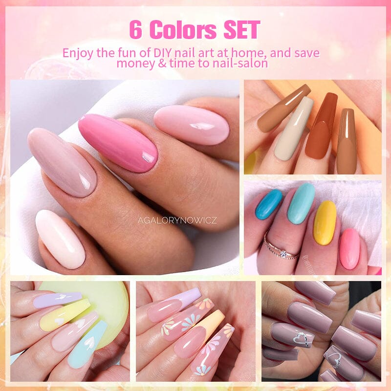 Classic 6 Colors Gel Polish Set 10ml Kits & Bundles BORN PRETTY 