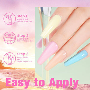 Classic 6 Colors Gel Polish Set 10ml Kits & Bundles BORN PRETTY 