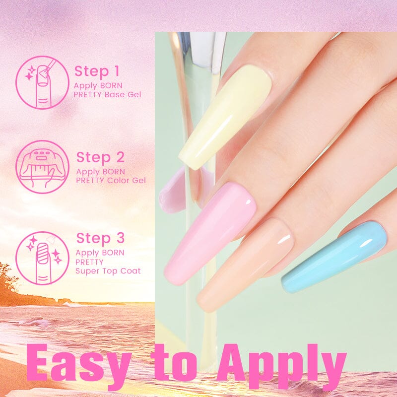 Classic 6 Colors Gel Polish Set 10ml Kits & Bundles BORN PRETTY 