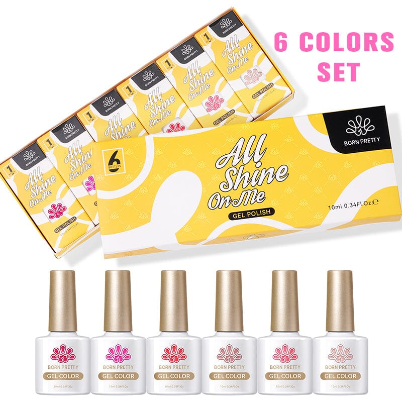 Classic 6 Colors Gel Polish Set 10ml Kits & Bundles BORN PRETTY 