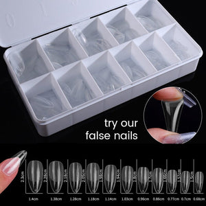 550pcs Almond Soft Gel Tips in Box Tools & Accessories BORN PRETTY 