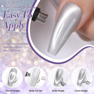Reflective Moonlight Cat Magnetic Gel 10ml Gel Nail Polish BORN PRETTY 