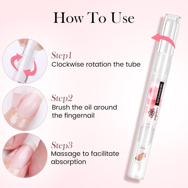 Cuticle Oil Peach 5ml Tools & Accessories BORN PRETTY 