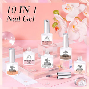 10 IN 1 Nail Gel Clear TG01 10ml Gel Nail Polish BORN PRETTY 